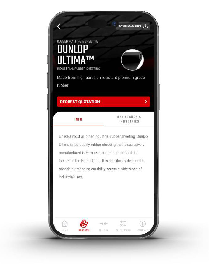 Fenner Dunlop Conveyor Belting Belt Buddy mobile app for iOS and Android