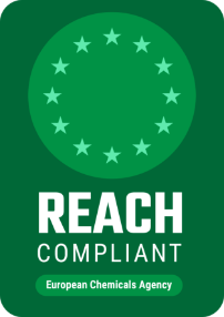 Reach Compliant badge, European Chemicals Agency