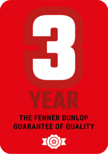 Fenner Dunlop 3 years guarantee